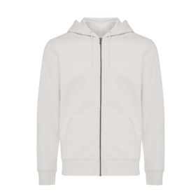 IQONIQ Abisko hoodie med lynlås i genanvendt bomuld Beige