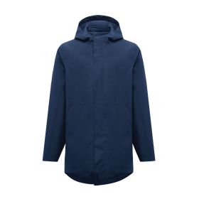 IQONIQ Thelon parka i genanvendt polyester marine
