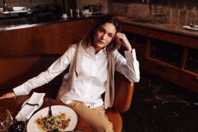 W's Plainton Bluse Casual Hvid