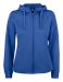 Basic Active Hoody Full Zip Women Royal blue