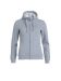 Basic Hoody Full Zip Women gråmeleret