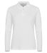 Stretch Premium Polo L/S Women hvid
