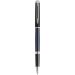 Waterman Hemisphere farveblokerende rollerballpen med palladiumkant (sort refill) not applicable