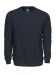 2124  SWEATSHIRT MED RUND HALS I BOMULD navy
