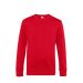 KING Sweatshirt Med Rund Hals, unisex Red
