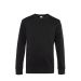KING Sweatshirt Med Rund Hals, unisex Black Pure