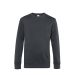 KING Sweatshirt Med Rund Hals, unisex Asphalt