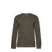 QUEEN Sweatshirt Rund Hals, kvinder Khaki