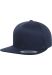 Organic cotton snapback Marine blå