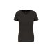 Kortærmet Sports T-shirt Til Kvinder Dark Grey