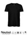Mens V-neck T-shirt Sort