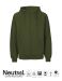 Mens Hoodie w. Zip Militær