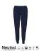 Unisex Sweatpants w. Cuff and Zip Navy