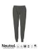 Unisex Sweatpants w. Cuff and Zip Charcoal