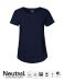 Ladies Roll Up Sleeve T-shirt Navy