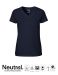 Ladies V-neck T-shirt Navy