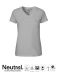 Ladies V-neck T-shirt Sportsgrå