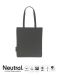 Shopping Bag w. Long Handles Charcoal