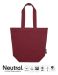 Panama Tote Bag w. Zip Bordeaux