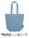 Panama Tote Bag w. Zip Dusty Indigo