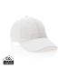 Impact 6 panels cap, 280gr genanvendt bomuld, AWARE™ hvid