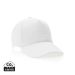 Impact 5 panels cap, 280gr genanvendelig bomuld, med AWARE™ hvid