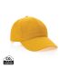Impact 6 panels cap, 190gr genanvendt bomuld med AWARE™ Yellow