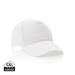 Impact 5 panels cap, 190gr genanvendelig bomuld, med AWARE™ hvid