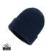 Kennedi AWARE™ Polylana® beanie med stor ribkant marine