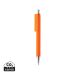 X8 RCS certificeret R-ABS pen med soft touch overflade orange