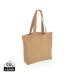 Impact Aware™ 240 gsm rcanvas shopper m/lomme ufarvet brun