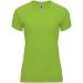 Bahrain kortærmet sports t-shirt til kvinder Limefarvet