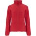 Artic fleecejakke med fuld lynlås til kvinder Rød