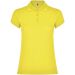 Star kortærmet polo til kvinder Gul