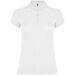 Star kortærmet polo til kvinder Hvid