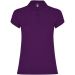 Star kortærmet polo til kvinder Lilla