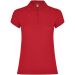 Star kortærmet polo til kvinder Rød