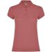 Star kortærmet polo til kvinder Chrysanthemum Red