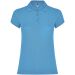 Star kortærmet polo til kvinder Turkis