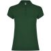 Star kortærmet polo til kvinder Flaskegrøn
