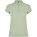 Star kortærmet polo til kvinder Mist Green