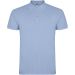 Star kortærmet polo til mænd Himmelblå