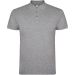 Star kortærmet polo til mænd Marl Grey