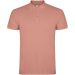 Star kortærmet polo til mænd Clay Orange