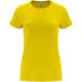Capri kortærmet t-shirt til kvinder Gul