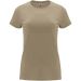 Capri kortærmet t-shirt til kvinder Sandfarvet