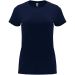 Capri kortærmet t-shirt til kvinder Navy Blue