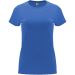 Capri kortærmet t-shirt til kvinder Riviera Blue