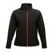 Ablaze Printbar Softshell, kvinder Black Black