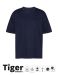 Tiger Cotton Oversized T-shirt Navy